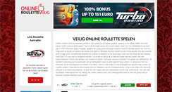 Desktop Screenshot of onlinerouletteveilig.com